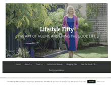 Tablet Screenshot of lifestylefifty.com